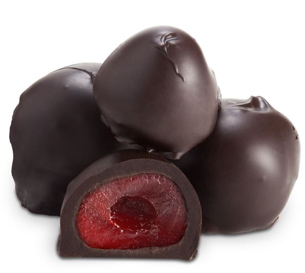 Dark Chocolate Cherry Cordials Baraboo Candy Company, LLC