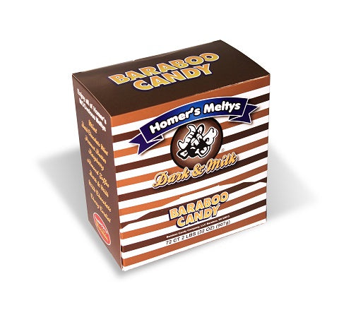 Dark & Milk Chocolate Meltys 72ct Dispenser Box