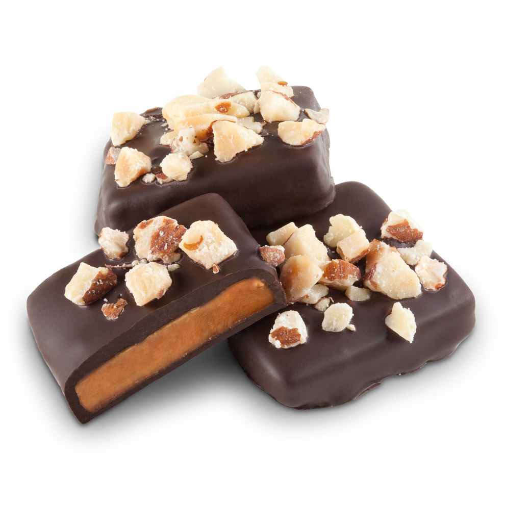 Dark Chocolate Almond Butter Toffee Baraboo Candy Company, LLC