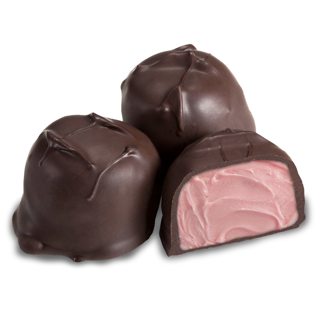 Dark Chocolate Raspberry Creams Baraboo Candy Company, LLC