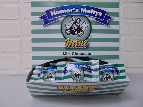 Milk Chocolate Mint Meltys 72ct Dispenser Box