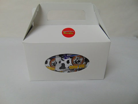 Milk Chocolate Mini Cow Pies 24ct White Tote Box