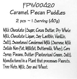 Milk Chocolate Caramel Pecan Puddles
