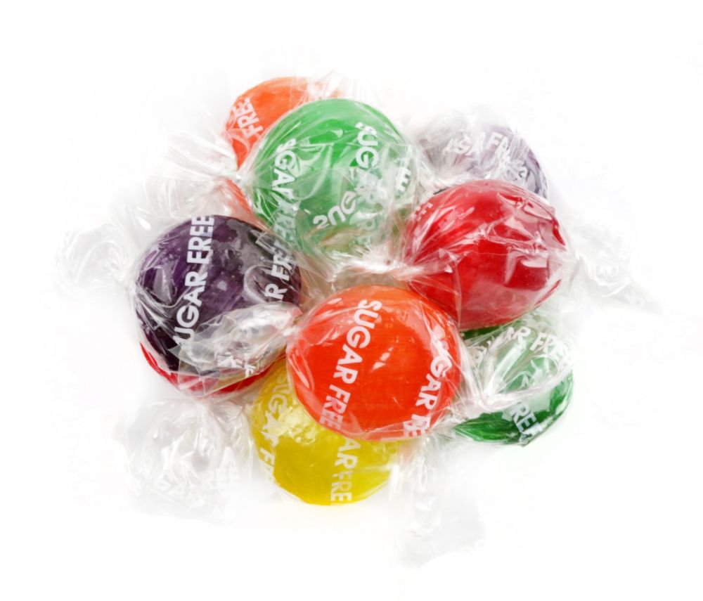 SF Assorted Fruit Discs Hard Candy 8oz Bag
